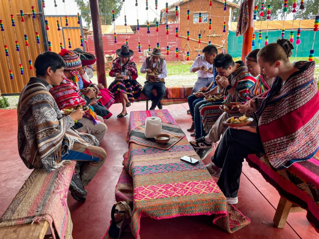 Ritual de coca en el Valle Sagrado